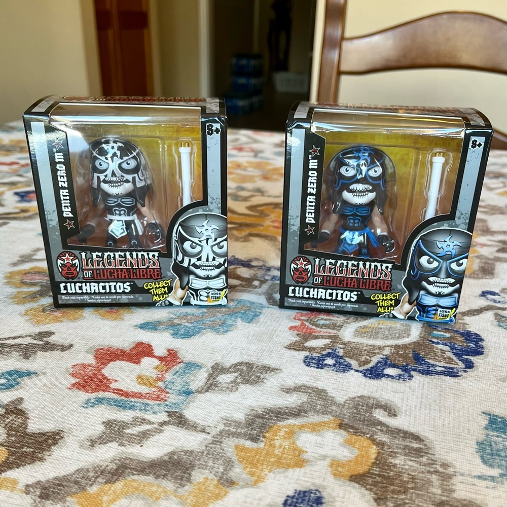 Legends of Lucha Libre Penta Zero M Luchacitos Figures Two Variations